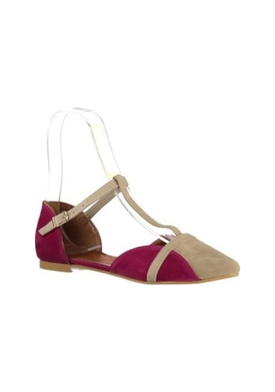 Fox Shoes Ten/Fuşya Kadın Babet B726881802