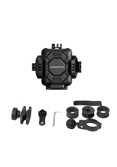 Knmaster Tt-890lwc Kablosuz Şarjlı Tüm Motosikletlere Uyumlu Titreşim Modüllü Telefon Tutucu 1