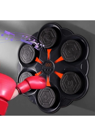 Duvar Boks Makinesi Müzikli Bluetooth Hoparlör Özellikli Led Işıklı Ritimli 9 Mod Seviye Ayarlı Box