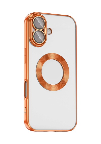 Apple iPhone Uyumlu 17 Kılıf Kamera Lens Korumalı Logo Gösteren İnce Hafif Pazarplus Lila