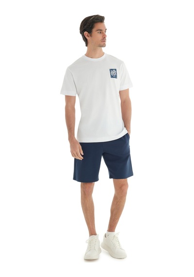 Blackspade Erkek T-shirt 40733 - Beyaz Beyaz