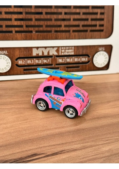 Mini Tosbağa Vosvos Metal Model Araba Tatil & Karavan Temalı