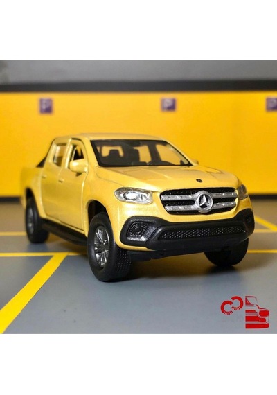Mercedes-benz X Class 1/36 Ölçek C&c Model Garage Çek Bırak Metal Model Araba Oyuncak