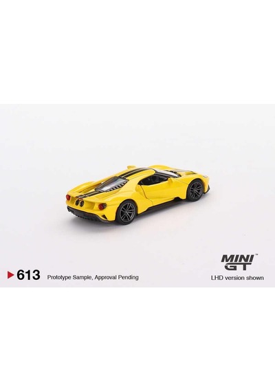 Mini Gt Ford Gt Triple Yellow - 613
