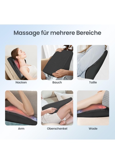 Cupilo Isı İle Sırt Ve Boyun Masajı, Ofis Koltuğu Oyun Koltuğu İçin Shiatsu Boyun Masajı, 3d Yoğurma Masaj Yastığı, Ofis Ev İçin Hediye, Anne Baba Kadınlar İçin Hediyeler Cupilo Isı İle Sırt Ve Boyun Masajı, Ofis Koltuğu Oyun Koltuğu İçin Shiatsu Boyun Masajı, 3d Yoğurma Masaj Yastığı, Ofis Ev İçin Hediye, Anne Baba Kadınlar İçin Hediyeler