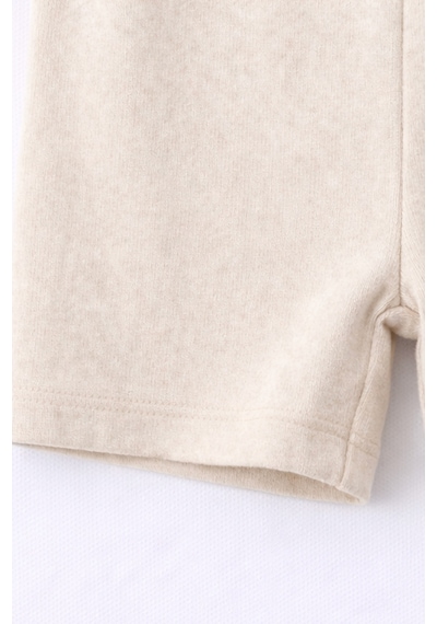 For My Baby Basic Bebek Şortlu Takım Bej