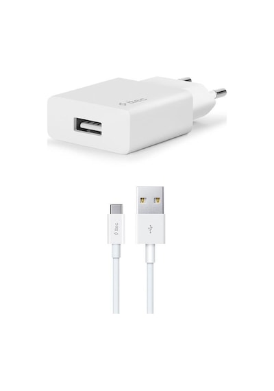 Ttec Smartcharger Seyahat Şarj Aleti 2.1A + Type-C Kablo Beyaz- 2
