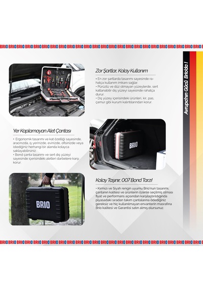 Brio Takım Çantası 007 Bond Pro Home 179 Parça