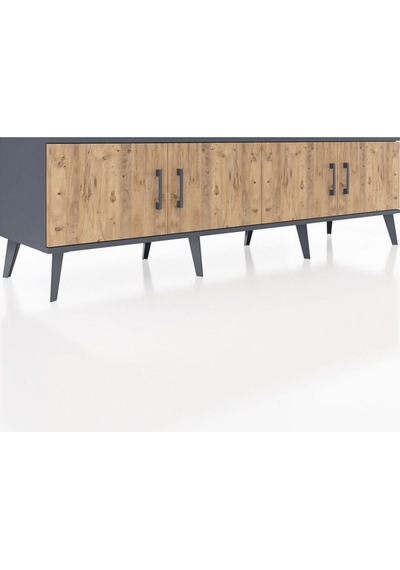 Hyperion Tv Ünitesi 2 Raflı 4 Kapaklı 176x44x51 Antrasit-çam/aytaşı Atlas Çam/aytası Hyperion Tv Ünitesi 2 Raflı 4 Kapaklı 176x44x51 Antrasit-çam/aytaşı Atlas Çam/aytası