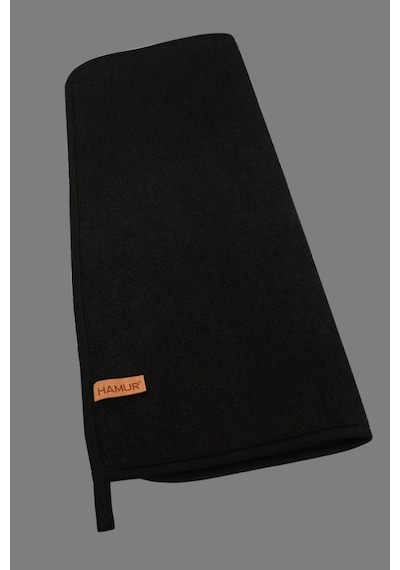 Microfiber Bulaşık Kurutma Matı 46x36 cm Kurulama Bezi Kurutma Örtüsü Tezgah Üstü Siyah