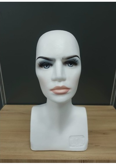 Uzmangrupraf Kafa Mankeni- Kadın Kafa Manken - Prova Mankeni - Plastik Manken