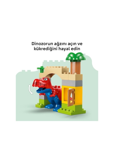 LEGO® DUPLO®│Marvel Dinozor Spidey-Rex, Yeşil Goblin’e Karşı 10463 -2 Yaş ve Üzeri Çocuklar için Yaratıcı Oyuncak Yapım Seti (25P)