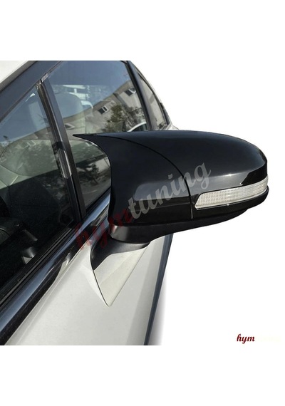 Honda Civic Fb7 Yarasa Ayna Kapağı - Parlak Siyah - Abs Plastik