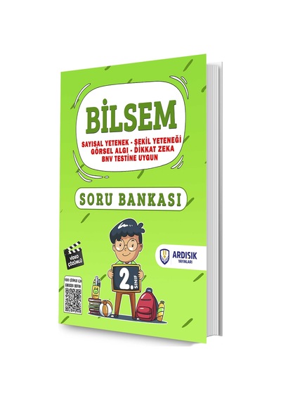 Ardışık Yayınları 2. Sınıf Bilsem Soru Bankası Tamamı Video Çözümlü