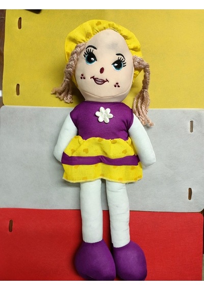 Efe Oyuncak Büyük Bez Bebek Biyeli Oyuncak 50cm