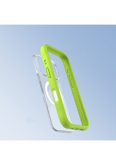 Apple Uyumlu iPhone 17 Pro Max  Kılıf M-safe Şarj Özellikli Airbagli Youngkit Dynamic 2 Serisi Kapak Yeşil Yeşil