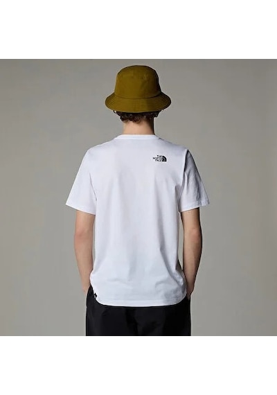 The North Face M Ss Simple Dome Tee Erkek T-shirt Nf0a87ngfn41 Beyaz