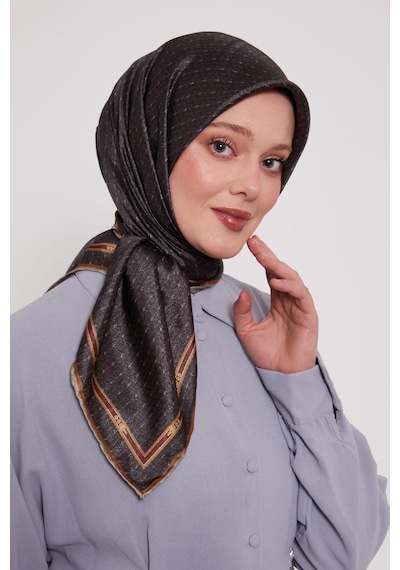 Levidor Kristal Eşarp - 06128 Koyu Gri