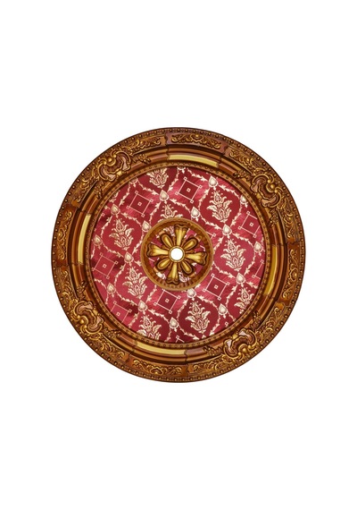 Decogold 90 Cm Oval Kahve Eskitme Saray Tavan