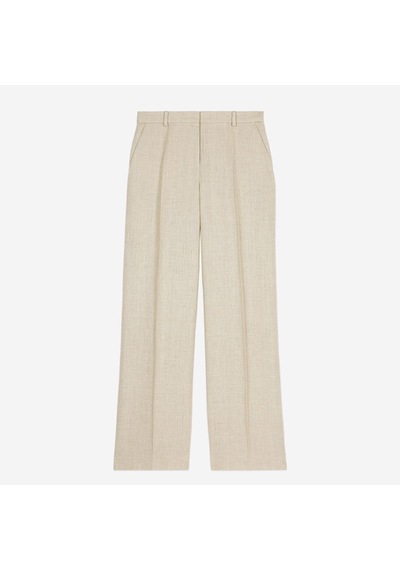 The Kooples Kadın Bej Süet Pantolon