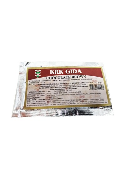 Krk Gıda Toz Gıda Boyası Kahverengi 9 G