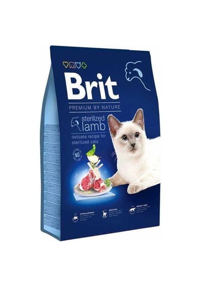 Brit Premium Kuzu Etli Kısırlaştırılmış Yetişkin Kedi Maması 8 Kg