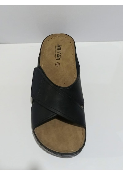 Aryan 37-891 Anatomic Kadın Dolgu Topuk Terlik Kırmızı