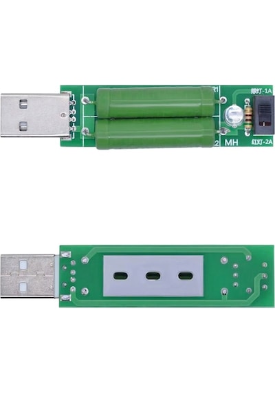 Usb Yük Test Cihazı 5v 1a 2a Anahtarlı Powerbank Test Aleti