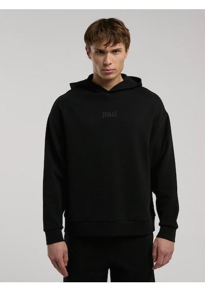 Everlast Ever Relaxed Comfort Kapüşonlu Siyah Erkek Sweatshirt Siyah