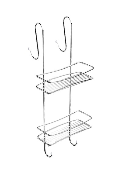 Tekno-tel Bk065 2 Katlı Duş Rafı Sabunluk, 11 X 25 X 60 Cm, Krom 6998