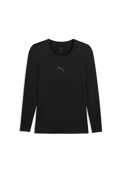 Puma Teamlıga26 Baselayer Erkek Uzun Kollu Dar Kesim Tişört 660451 03 Siyah