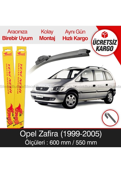 Opel Zafira Silecek Takımı 1999-2005 İnwells Muz