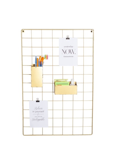 Metal Tel Pano Gold Fotoğraf Askısı Notluk 40X60 Catchme (415765672)