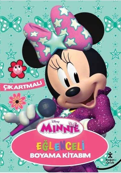 Disney Minnie - Eğlenceli Boyama Kitabım - Çıkartmalı- Doğan Çocuk