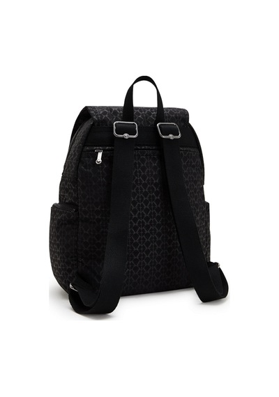 Kipling Kıplıng City Zip S Küçük Boy Sırt Çantası Siyah Sıgnature Emb Siyah