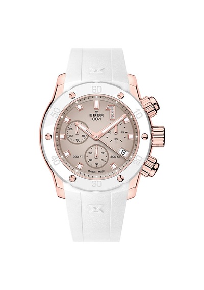 Edox Co-1 10255-37rbcab-beıdr Erkek Kol Saati Beyaz