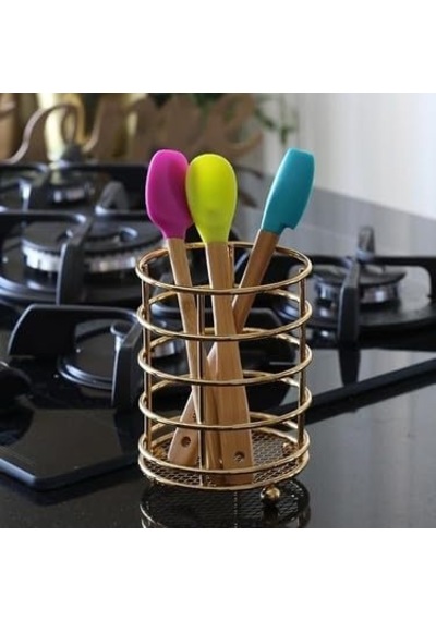 Qullex 3&apos Lü Spatula Seti,ahşap Saplı Silikon Spatula Seti 0