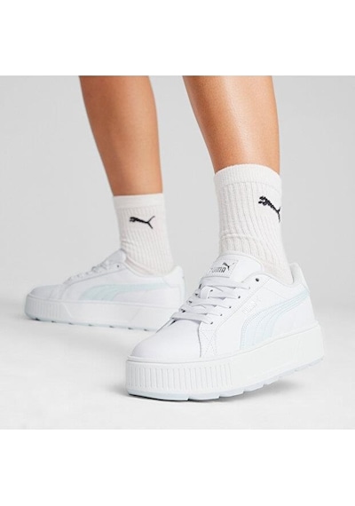 Puma Karmen L 384615 17 Kadın Sneaker Ayakkabı Beyaz A. Yeşil 36-40 001