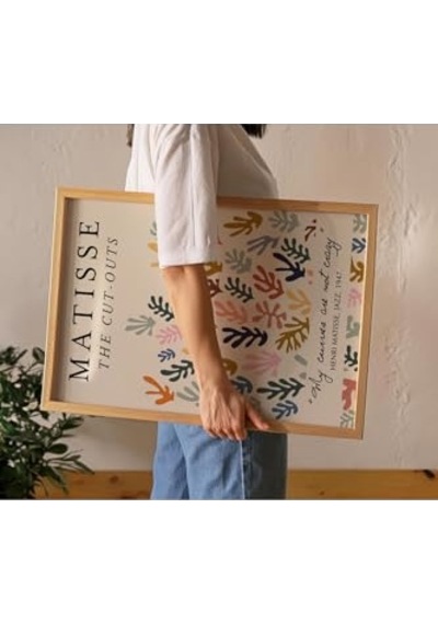 Tr Matisse Çerçevesiz Poster, Modern Dekoratif Çerçevesiz Poster, Tablo, Matisse-14, 30 X 40