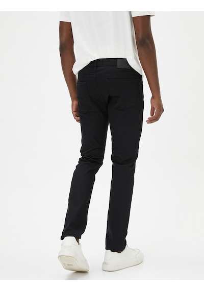 Koton Slim Fit Kot Pantolon - Brad Jean Siyah 4sam40062nd 4SAM40062ND999 Siyah Koton Slim Fit Kot Pantolon - Brad Jean Siyah 4sam40062nd 4SAM40062ND999 Siyah