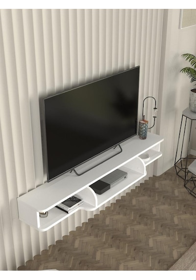 Leppo Tv Sehpası Beyaz 135 Cm Diğer