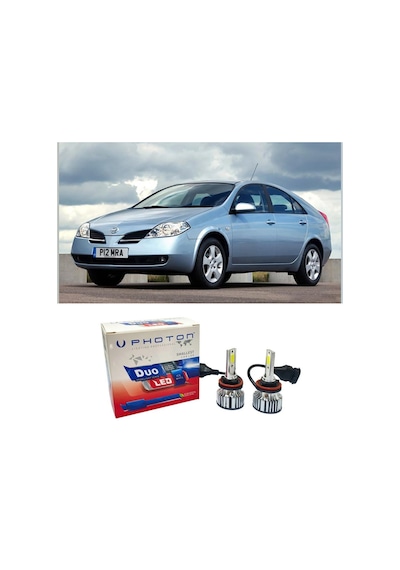 Nissan Primera Led Xenon Uzun Far Ampulü H7 Duo Yeni Seri Beyaz 2003+