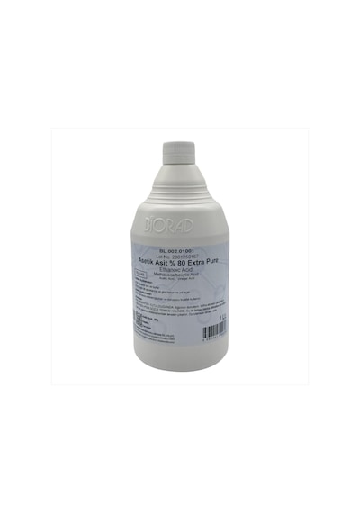 Biorad Asetik Asit %80 Ch3Cooh Sirke Ruhu E260 Ekstra Pure 1 L