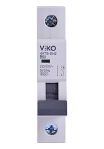 4vtb-1b50 Otomatik Sigorta 4,5ka B Tipi 1 Kutup 50a