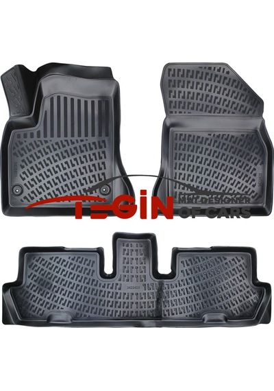 Citroen C4 Grand Picasso 7 Koltuk 2006-2013 Origins Siyah 3d Havuzlu Paspas