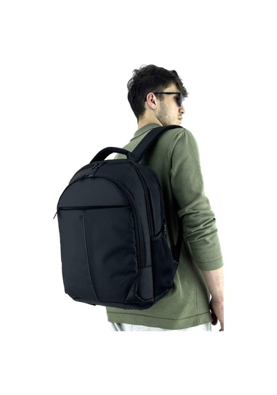 4 Bölmeli Okul Sırt Çantası (Laptop Bölmeli) Siyah 2120