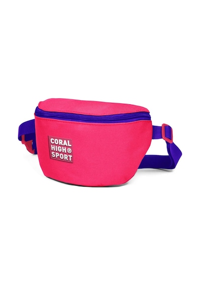 Coral High Sport Neon Mercan Mor İki Bölmeli Bel Çantası 22612 Mor