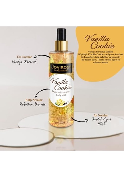 Vücut Spreyi Vanilla Cookie 200 Ml