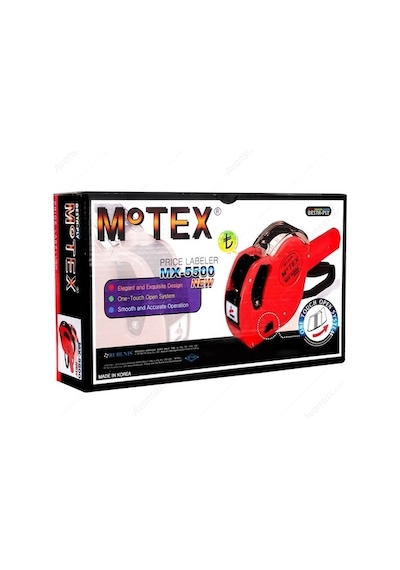 Motex MX-5500 8 Haneli Etiketleme Makinesi Kırmızı
