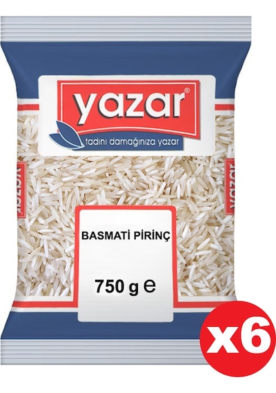 Yazar Basmati Pirinç 6 x 750 G
